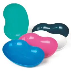 Gekleurde universele trays van kunststof middenblauw